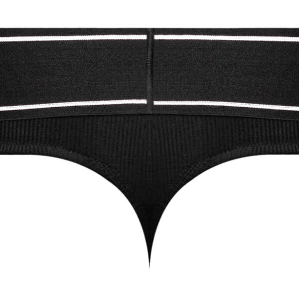 Modal Rib Bong Thong - Small - Black