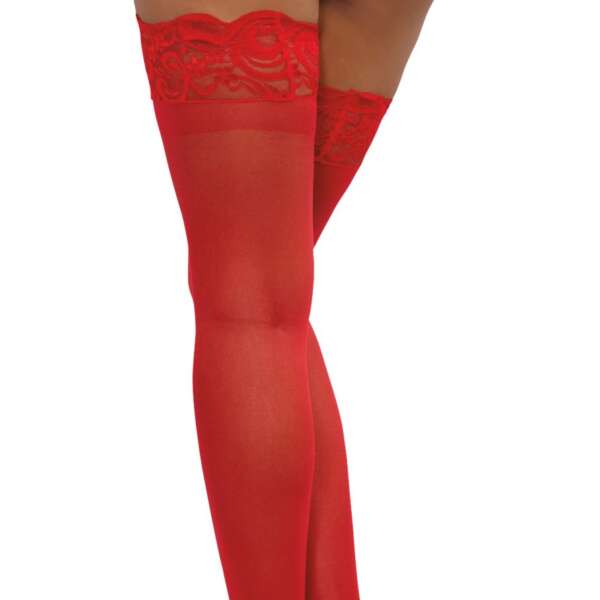 Thigh High - One Size - Red