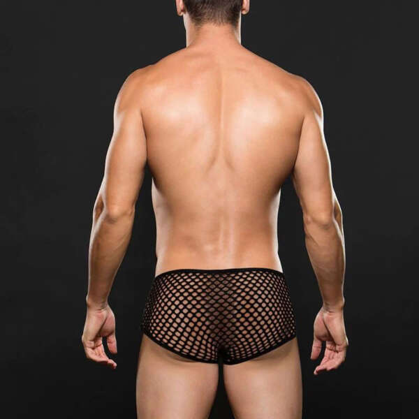Modern Fishnet Trunk - Large/xlarge - Black