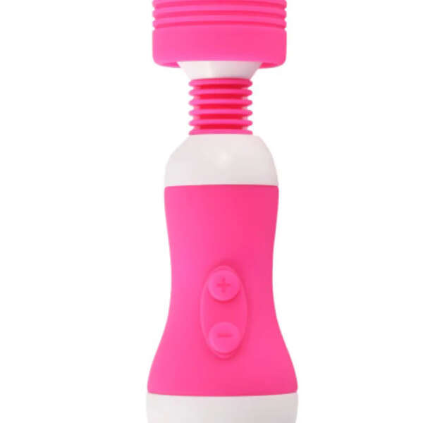 Yorokobi Rechargeable Mini Wand Massager - Pink