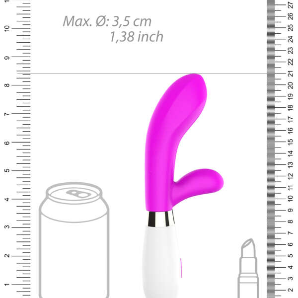 Achilles - Ultra Soft Silicone - 10 Speeds - Fuchsia