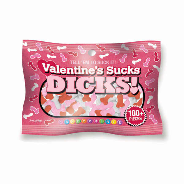 Valentines Sucks Dicks Candy 3oz Bag