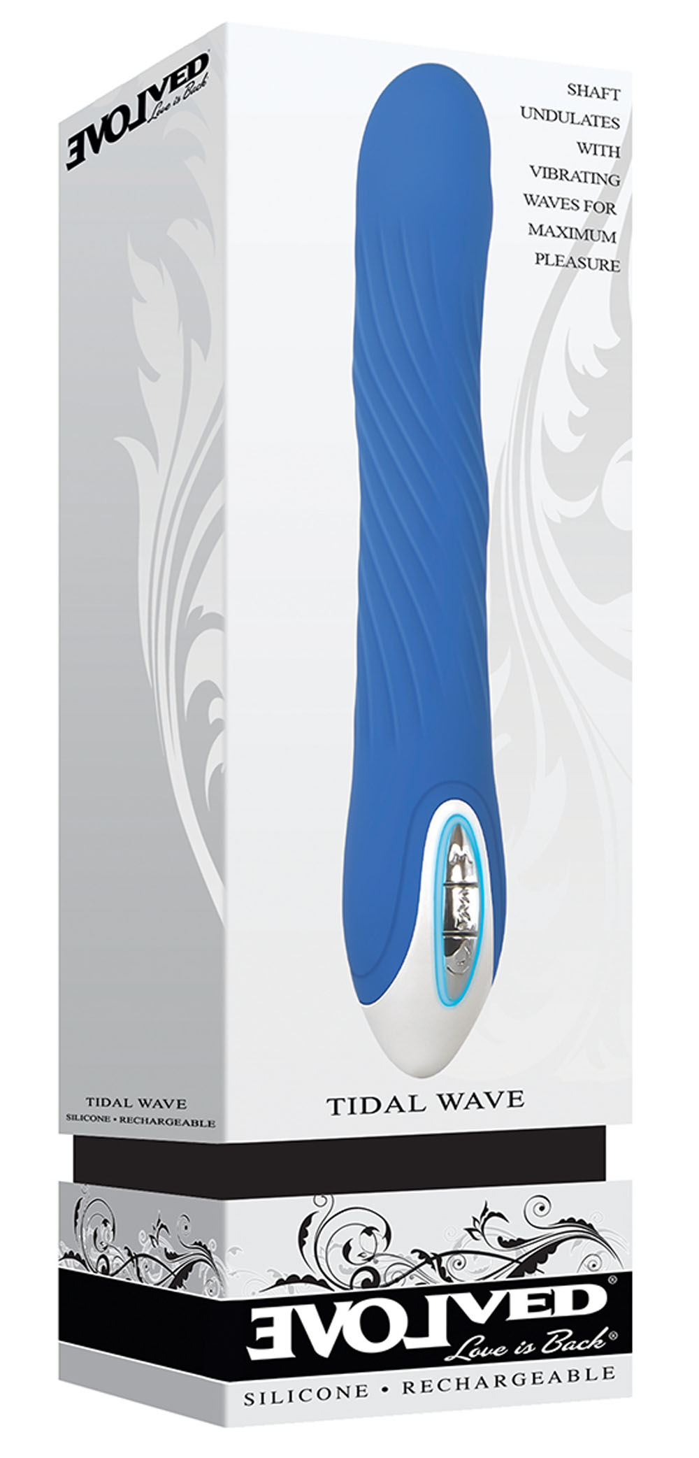 Tidal Wave Vibrator Blue
