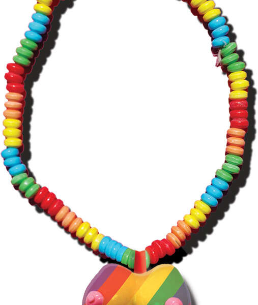 Rainbow Boobie Candy Necklace