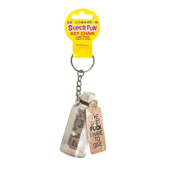 6ct Super Fun Last Fuck I Have to Give Key Chain