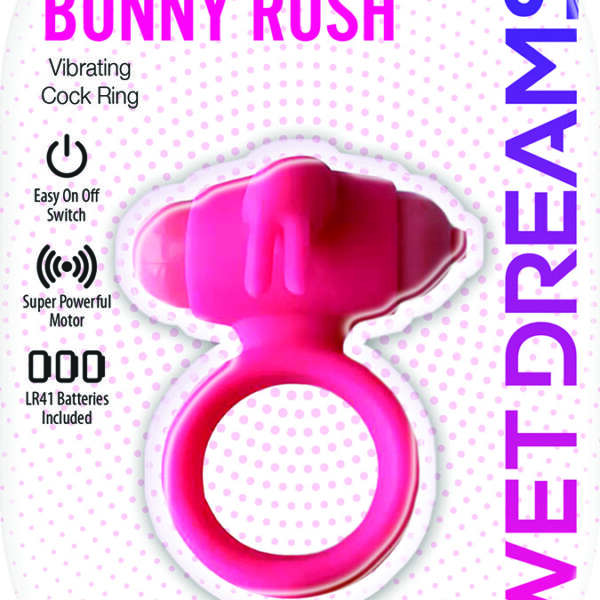Wet Dreams - Bunny Buster Cock Ring With Turbo Bunny Motor - Pink