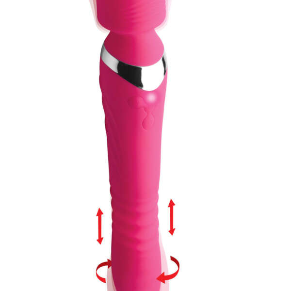 Ultra Thrusting and Vibrating Silicone Wand