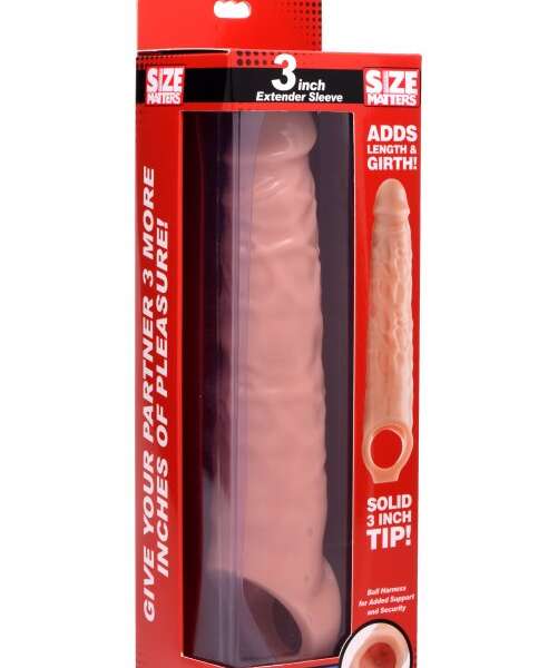 3 Inch Extender Sleeve - Flesh