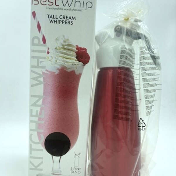 Tall Cream Whipper 1 Pint - Red