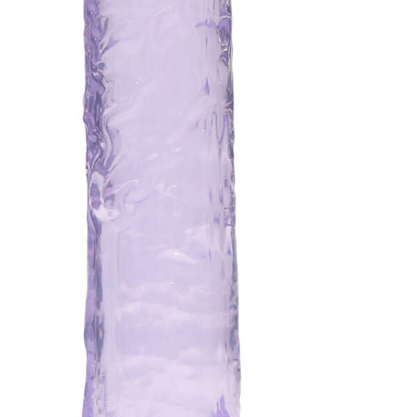 8 Inch Realistic Dildo With Balls - Purple