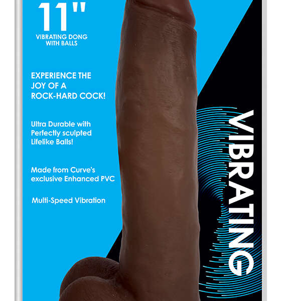 Jock 11 Inch Vibrating Dong With Balls