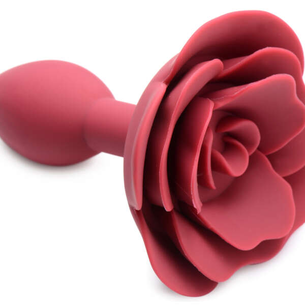 Booty Bloom Silicone Rose Anal Plug - Small