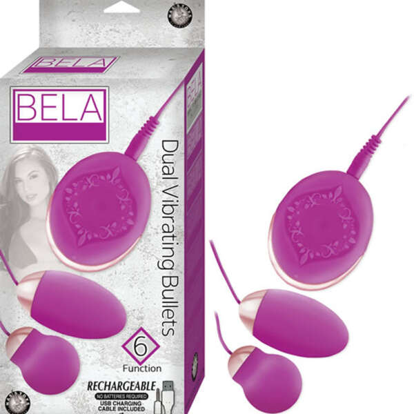 Bela Dual Vibrating Bullets - Purple