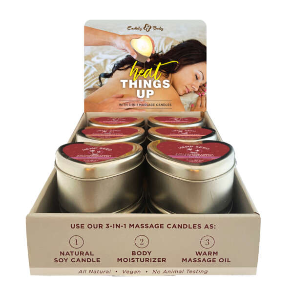 12 Pc. Valentine Candle Display   With Tester