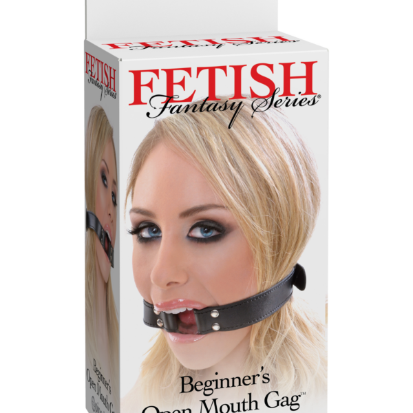 Fetish Fantasy Series Beginners Open Mouth Gag - Black