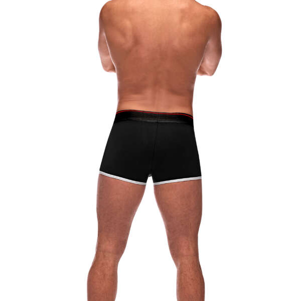 Retro Sport Panel Short - Small - Black/ Red