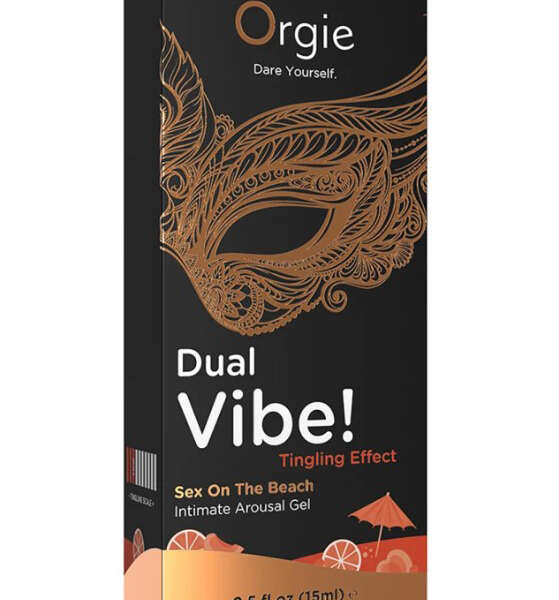 Dual Vibe Sex on the Beach Kissable Liquid Vibrator 15ml