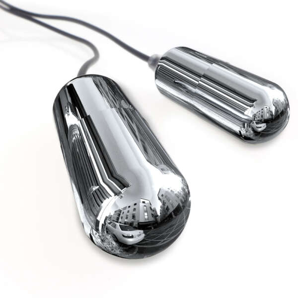 Dual Vibrating Penis Sleeve - Smoke