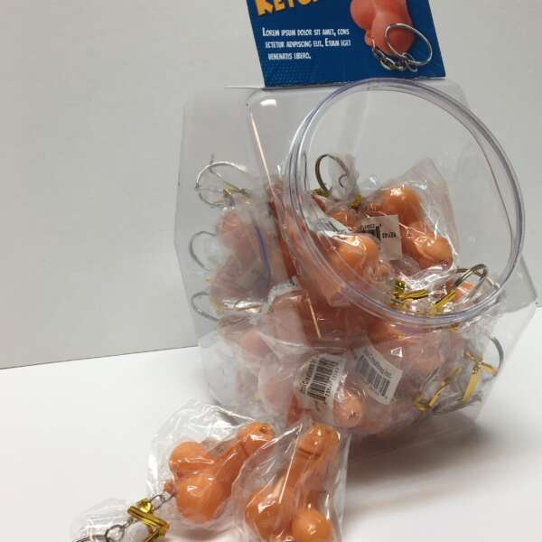 Spermy Pecker Keychain - 24 Count Bowl