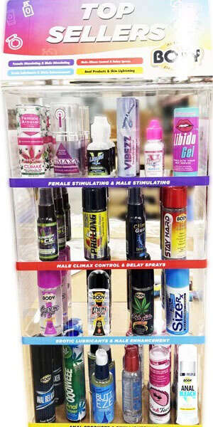 Body Action Top Sellers Countertop 60pc - Display