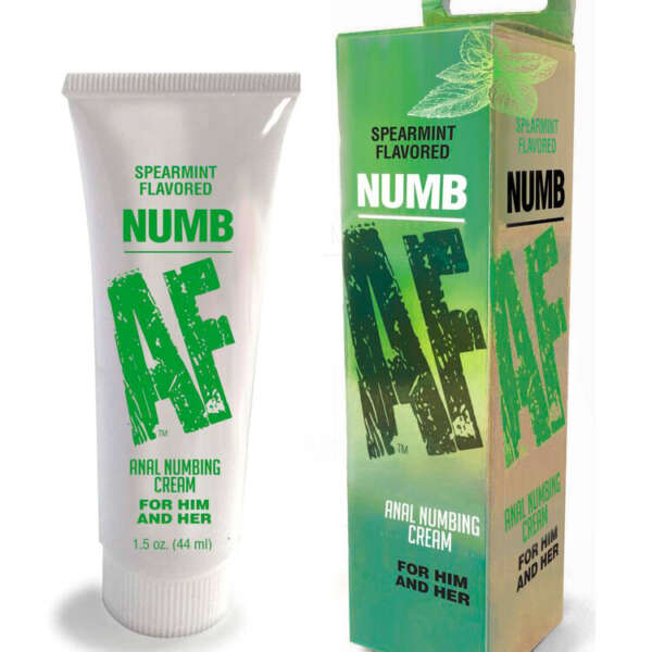 Numb Af- Spearmint Flavored Anal Numb Cream - 1.5 Oz (44 ml)