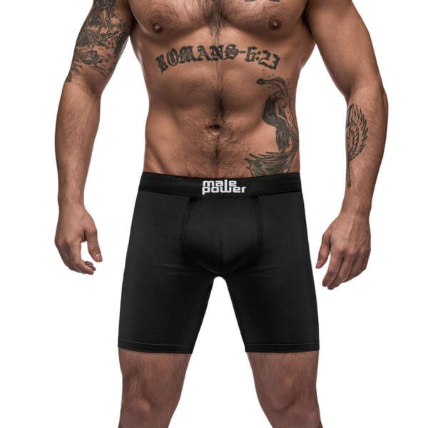 Black Nite Long Leg Short - Black - Small