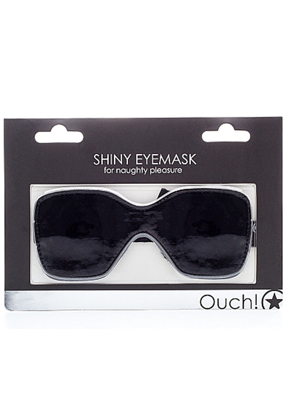 Shiny Eyemask for Naughty Pleasure - Black