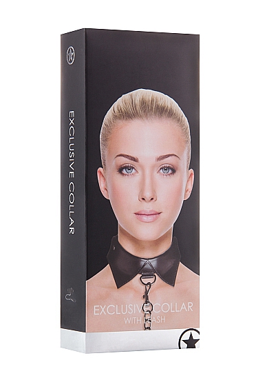 Exclusive Collar With Leash - Black