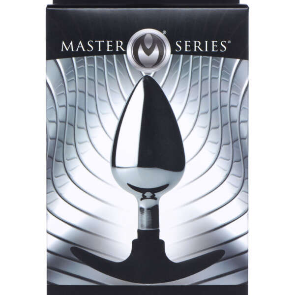 Dark Invader Metal and Silicone Anal Plug - Large