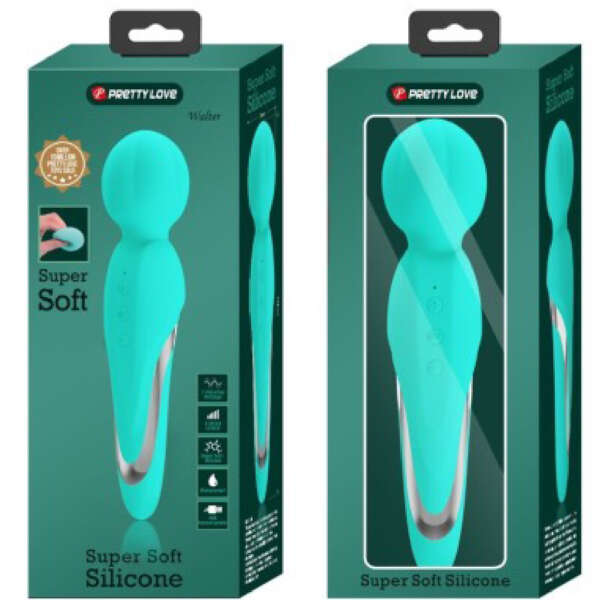 Walter Super Soft Silicone Wand - Seafoam