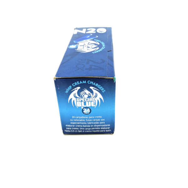 Special Blue Whip Cream Chargers -  24 Count