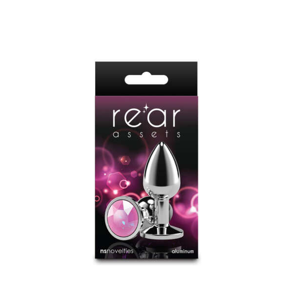 Rear Assets Silver Medium Pink Gem