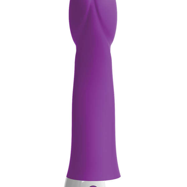 Threesome Wall Banger G Silicone Vibrator - Purple