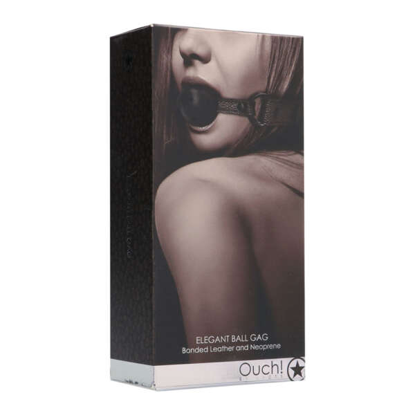 Ouch - Elegant Ball Gag - Titanium Grey
