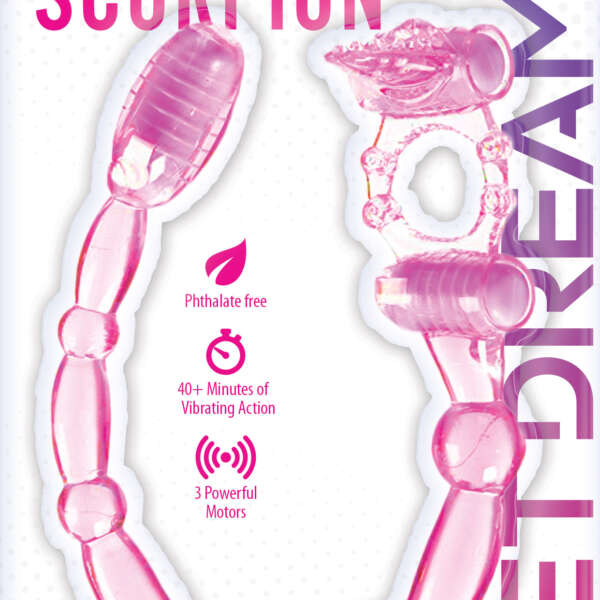 Super Xtreme Vibe Scorpion With Dual Stinger Anal Vibe - Magenta