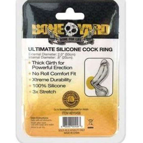 Ultimate Silicone Cock Ring - Yellow