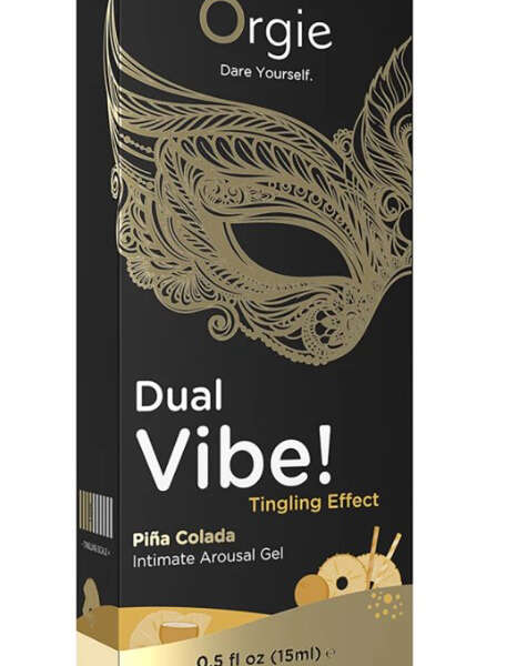 Dual Vibe Pina Colada Kissable Liquid Vibrator - 15ml