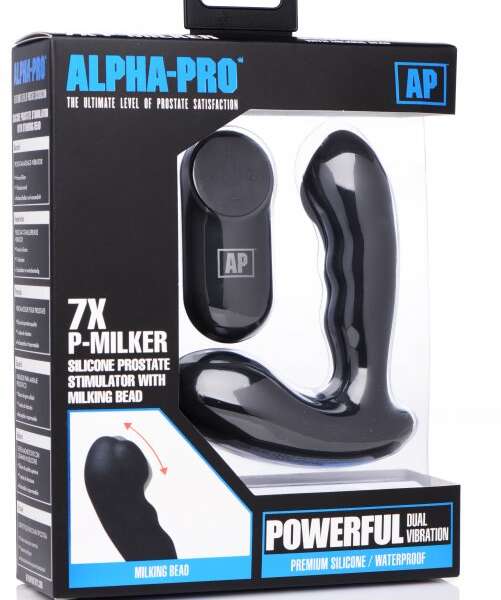 7x P-Milker Silicone Prostate Stimulator With Milking Bead