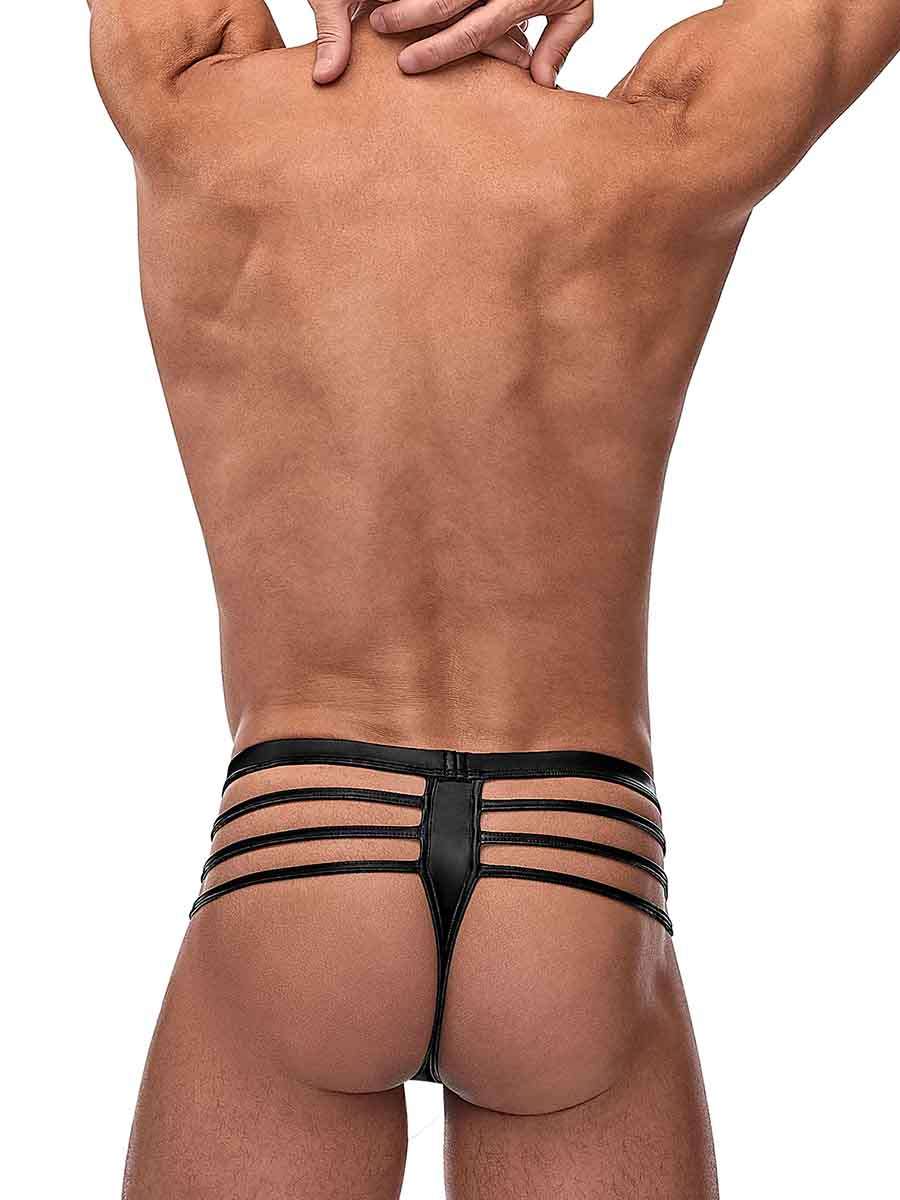 Cage Matte Cage Thong - S/ M - Black