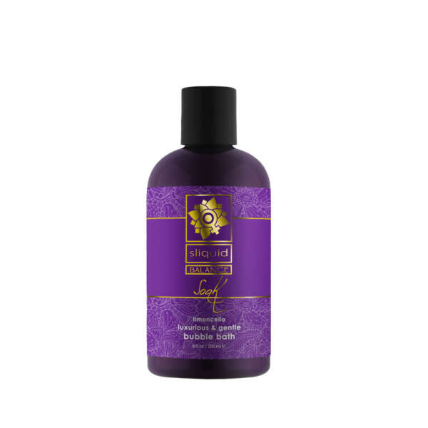 Sliquid Soak  Luxurious and Gentle Bubble Bath  Limoncello 8.5 Oz