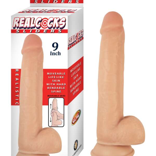 Realcocks Sliders - 9 Inch - Flesh