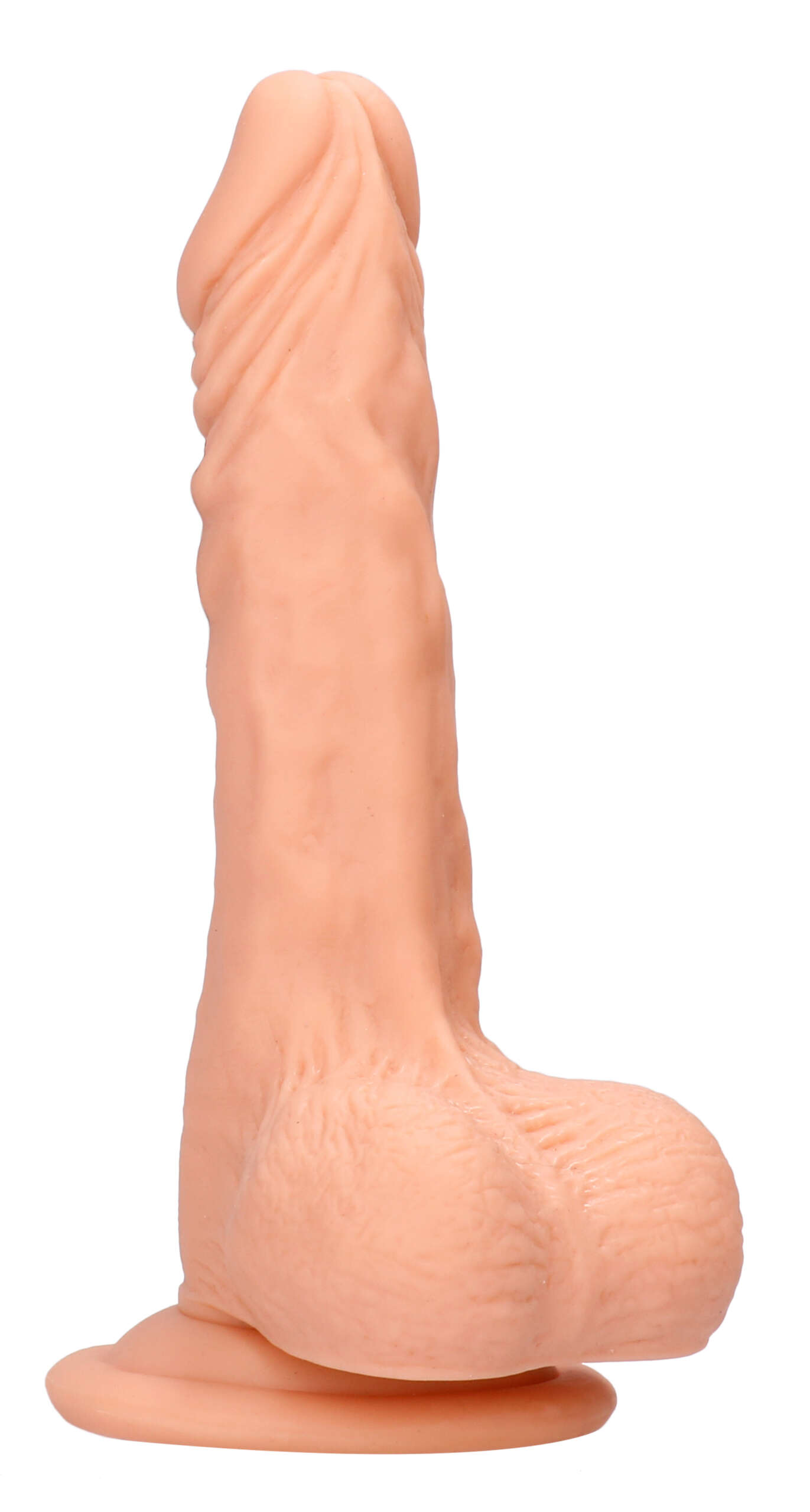 7 Inch Dong With Testicles - Flesh