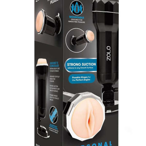 Zolo Original Mount Discreet Stroker - Black