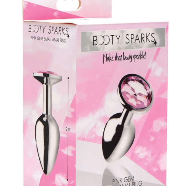 Pink Gem Anal Plug - Small