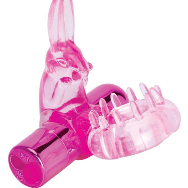 Bodywand Rechargeable Rabbit Ring - Pink