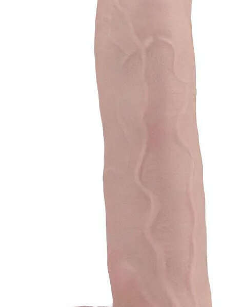 Real Skin 12 Dual Layer Dildo - Beige