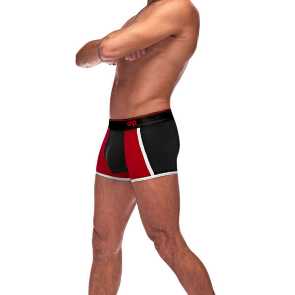 Retro Sport Panel Short - Medium - Black/ Red