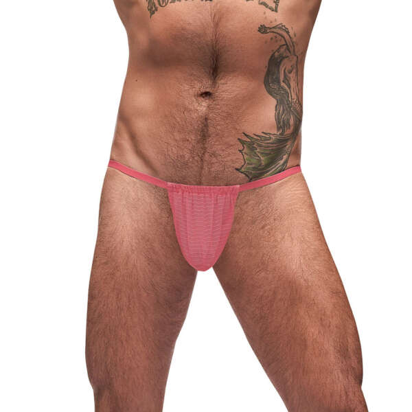 Mesh Rib Bong Posing Strap - Pink - One Size