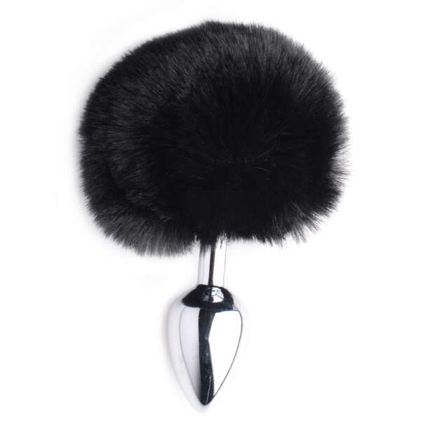 Onyx Bunny Tail Anal Plug