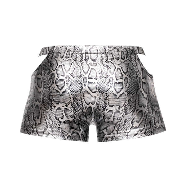 s'naked Pouch Short - Large - Silver/black